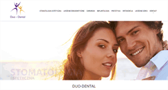 Desktop Screenshot of duodental.eu